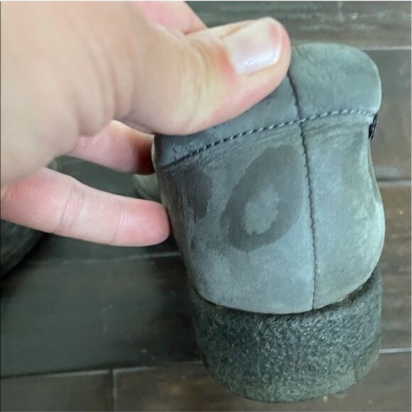 Mephisto Womens Gray Suede Slip-On Walking Shoes Size 7.5 Orthotic Comfort - Picture 12 of 12